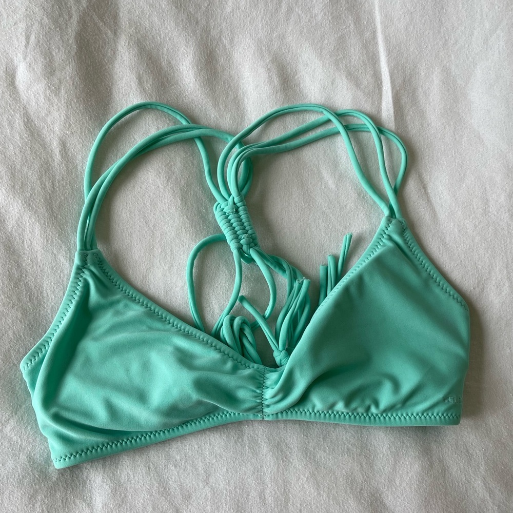Volcom Seafoam Racerback Bikini Top